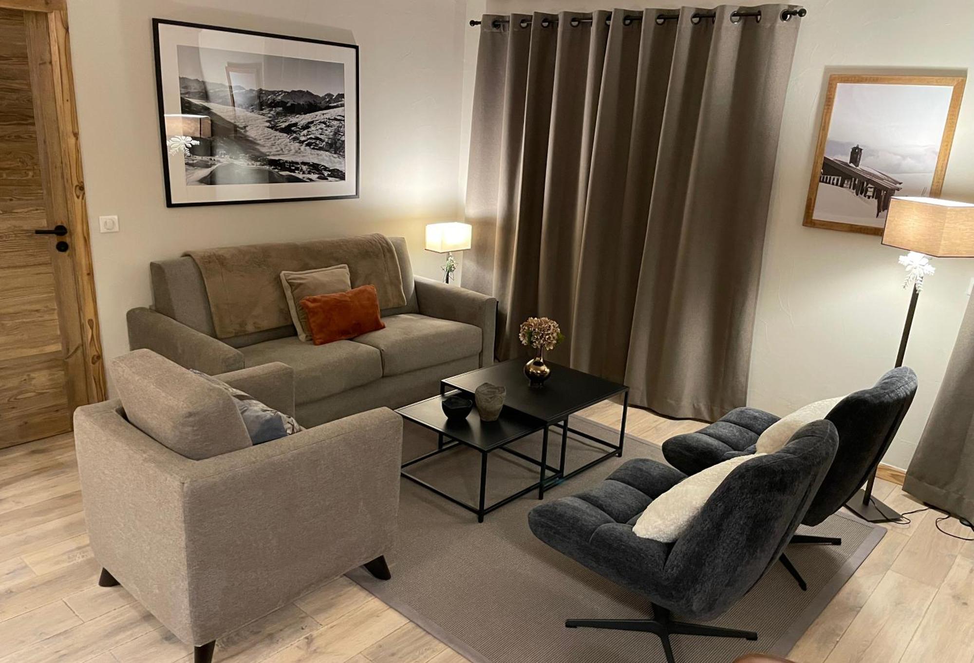 Spacious Ski-In Ski-Out Apartment 4-6 Pax, 161 Sources De Marie Arc 1950 Les Arcs  Zewnętrze zdjęcie