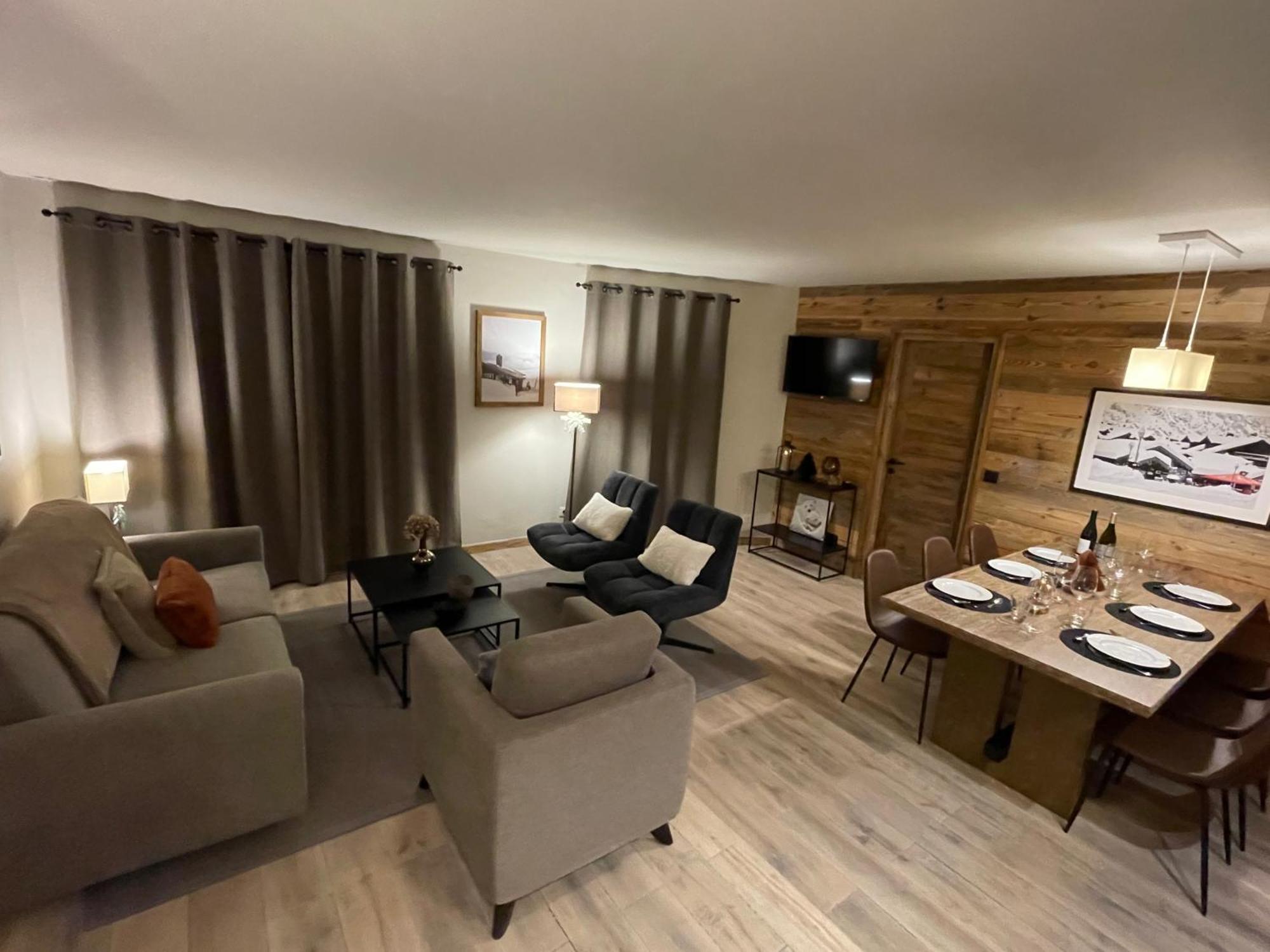 Spacious Ski-In Ski-Out Apartment 4-6 Pax, 161 Sources De Marie Arc 1950 Les Arcs  Zewnętrze zdjęcie